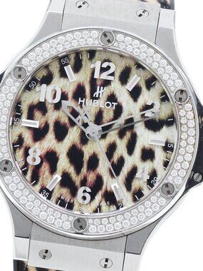 HUBLOT big Bang 361.SX.7710.NR.1104.JLE14 Leopard Quartz Ladies Watch